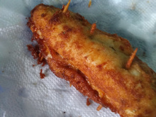 Bife de frango recheado