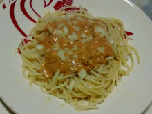 Macarronada ao molho rosé