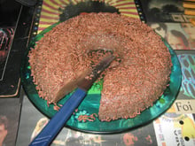 Pudim de chocolate de micro-ondas