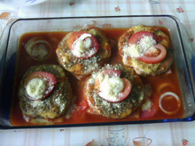 Hambúrguer à parmegiana