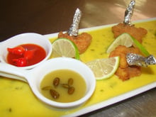 Coxinha da asa à milanesa