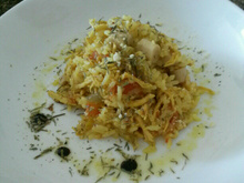 Mexido de frango (tipo risoto)