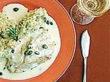 Filé de linguado à francesa
