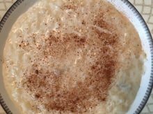 Arroz doce cremoso - uma delícia