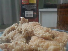 Frango frito empanado 