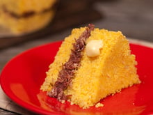 Cuscuz nordestino com carne-seca