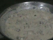 Estrogonofe de carne de sol com leite de coco