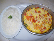 Souflé tipo omelete