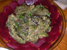 Antepasto ou salada de berinjela