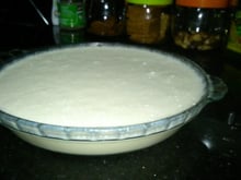 Mousse de coco gelado