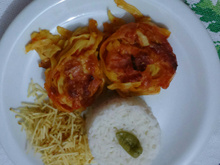 Macarrão ninho ao forno
