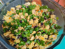 Farofa de banana e passas