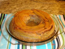 Torta dourada de banana da vovó Luiza