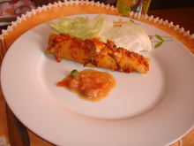 Panqueca de carne moída