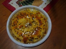 Pudim de musse de marácujá