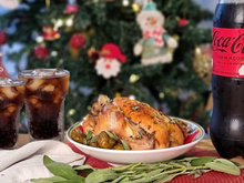 Galeto assado com manteiga de sálvia  