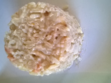 Risoto cremoso de frango