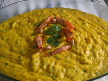 Vatapá de camarão rápido