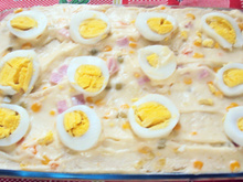 Torta de pão de forma de legumes