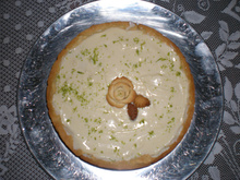 Torta de limão com chocolate branco