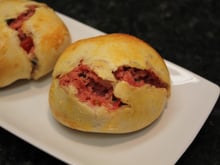 Pão de batata recheado