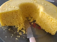 Bolo de fubá com laranja de micro-ondas