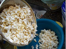Pipoca salgada da tia Angélica