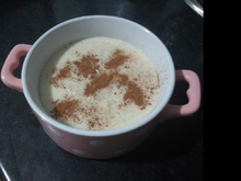 Mingau de aveia cremoso