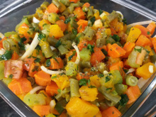 Salada cozida completa