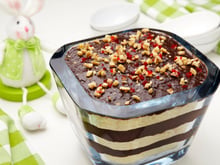 Pavê de chocolate com nozes