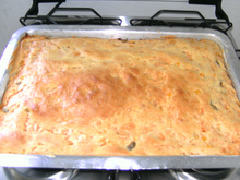 Torta de frango no liqüidificador