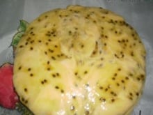 Bolo de maracujá gelado