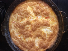 Quichê de frango cremoso com creme de leite