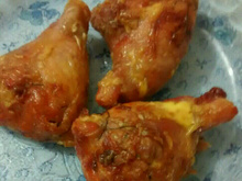 Coxa de frango recheada