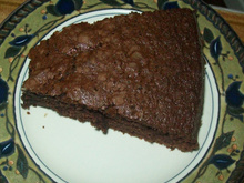 Bolo de chocolate muito fofo