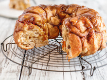 Pão rosa - estrela (com canela)