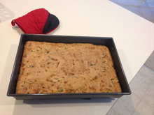 Torta salgada de legumes com frango