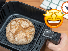 Pão caseiro e fofinho na airfryer que fica pronto em 15 minutos!