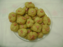 Pão de minuto com presunto