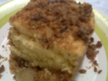 Cuca de maçã sem uva passa