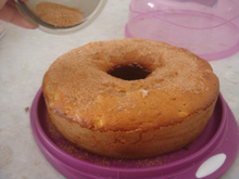 Bolo de maçã com canela