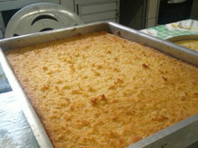 Bolo de macaxeira ou aipim