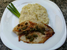 Risoto de alho-poró