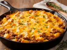 Sempre que tenho carne moída em casa faço essa receita cremosa de uma panela só que salva o jantar