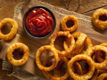 Onion rings de bar