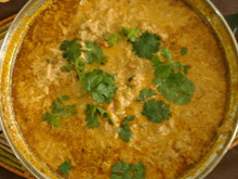 Moqueca de siri com creme de leite