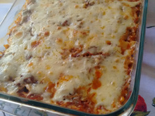 Almoço com sobras de carne