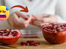 Esse é o jeito mais fácil de descascar romãs em tempo recorde (em menos de 1 minuto!)