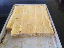 Torta misto quente com creme de leite