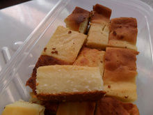 Bolo de aipim com coco light